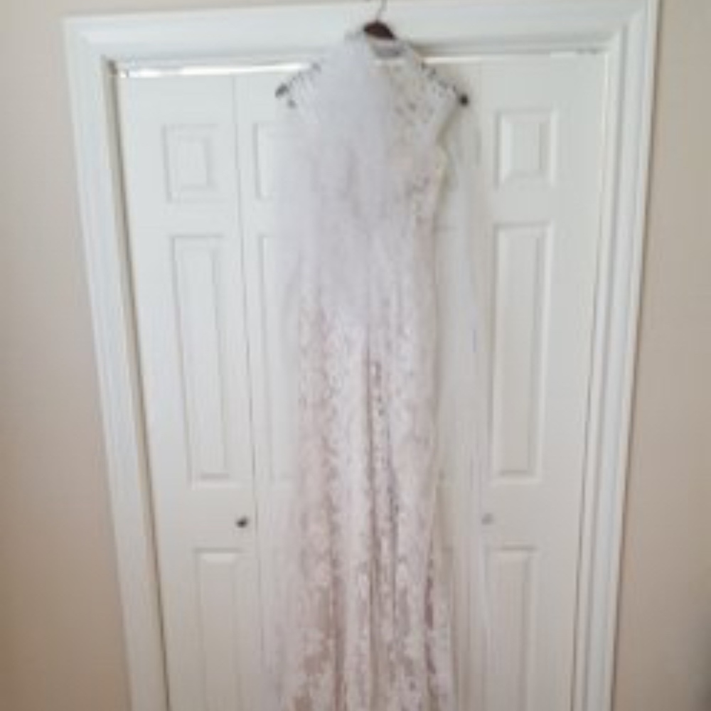 Kenneth Winston, & custom made VEIL, Size 6 - Picture 2 of 8